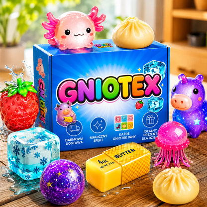 Gniotex™ | Zestaw 8 Gniotków